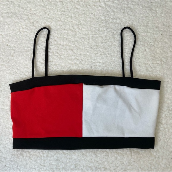 Fashion Nova Tops - Color Block Crop Top